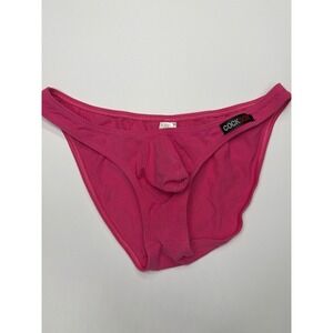 Cocksox Men's Pink Briefs Underwear Size L Cotton Spandex Made in Australia